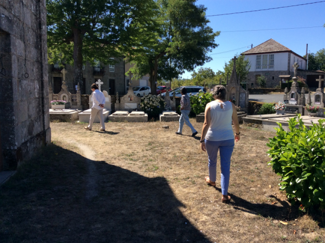 Going to look at graves