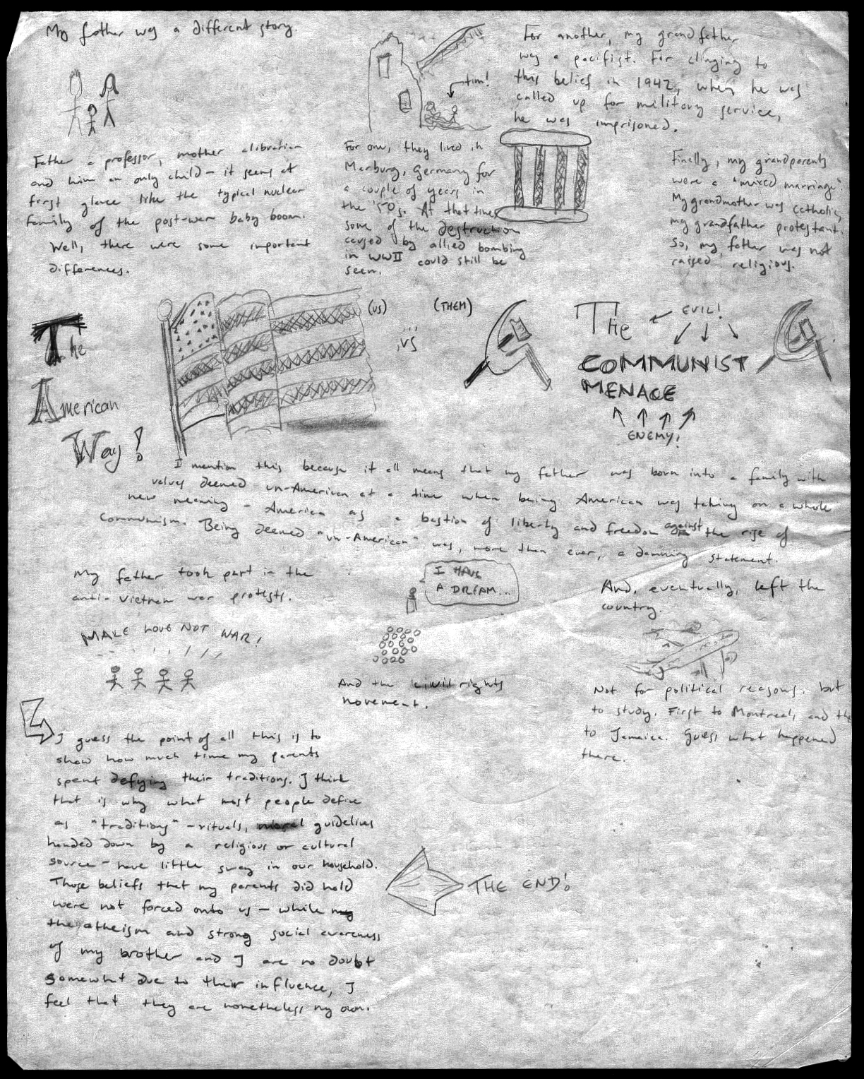 Adam's second cartoon